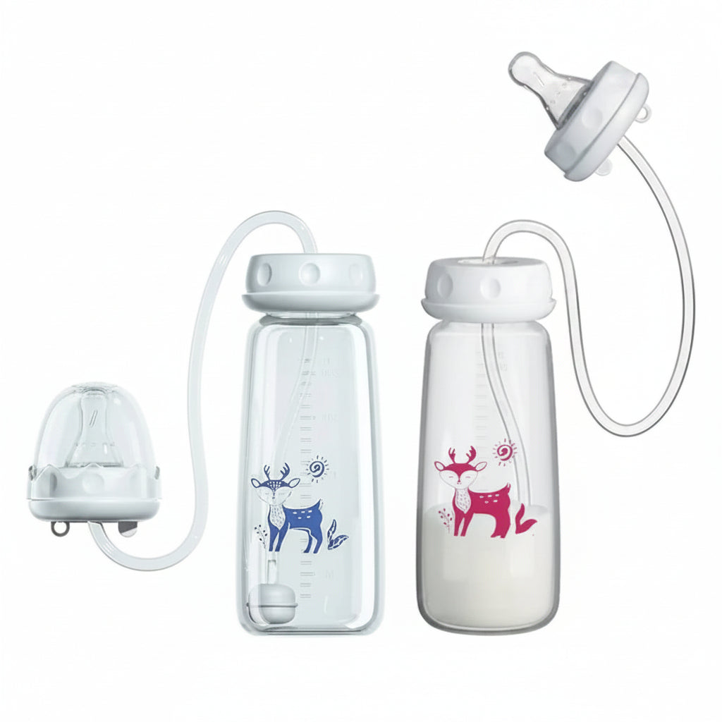 Hands-Free Baby Milk Bottle