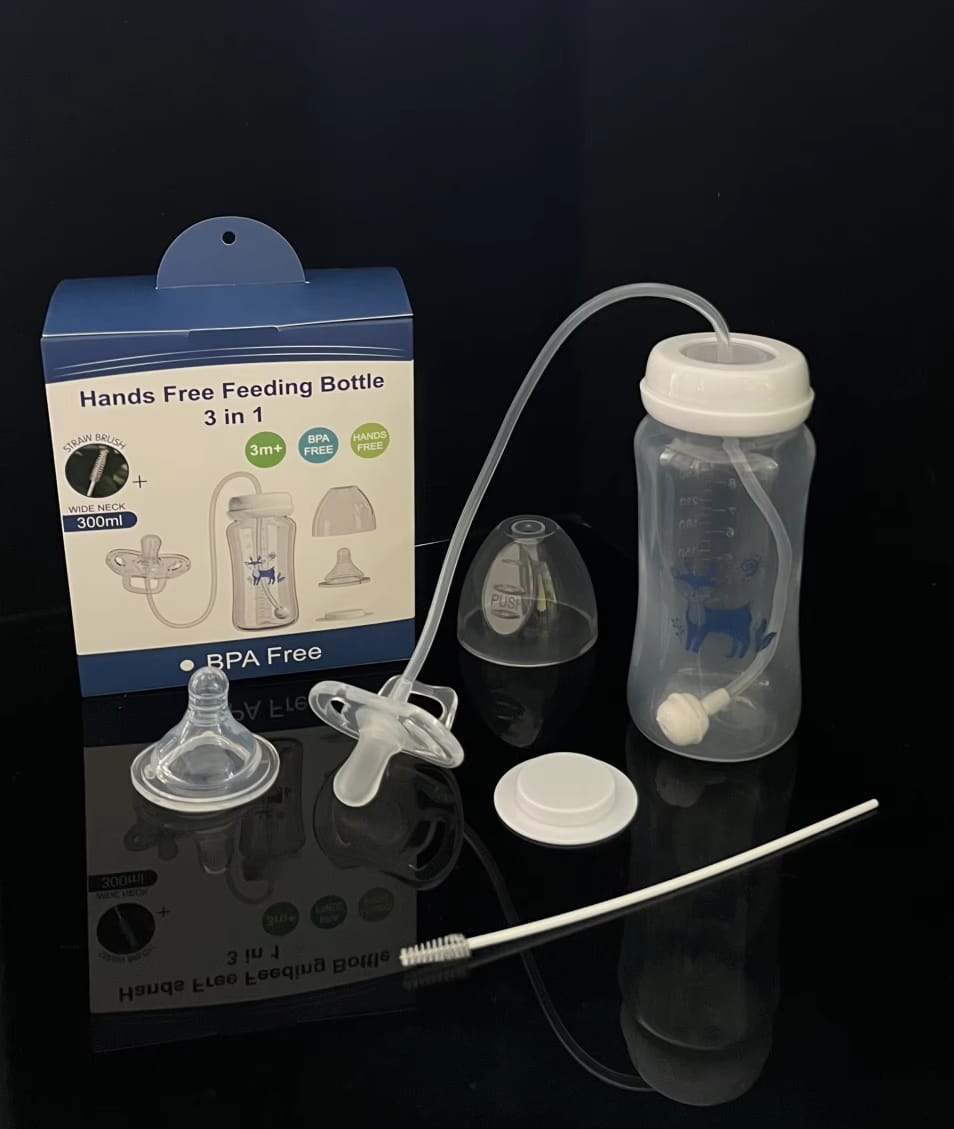 Hands-Free Baby Milk Bottle